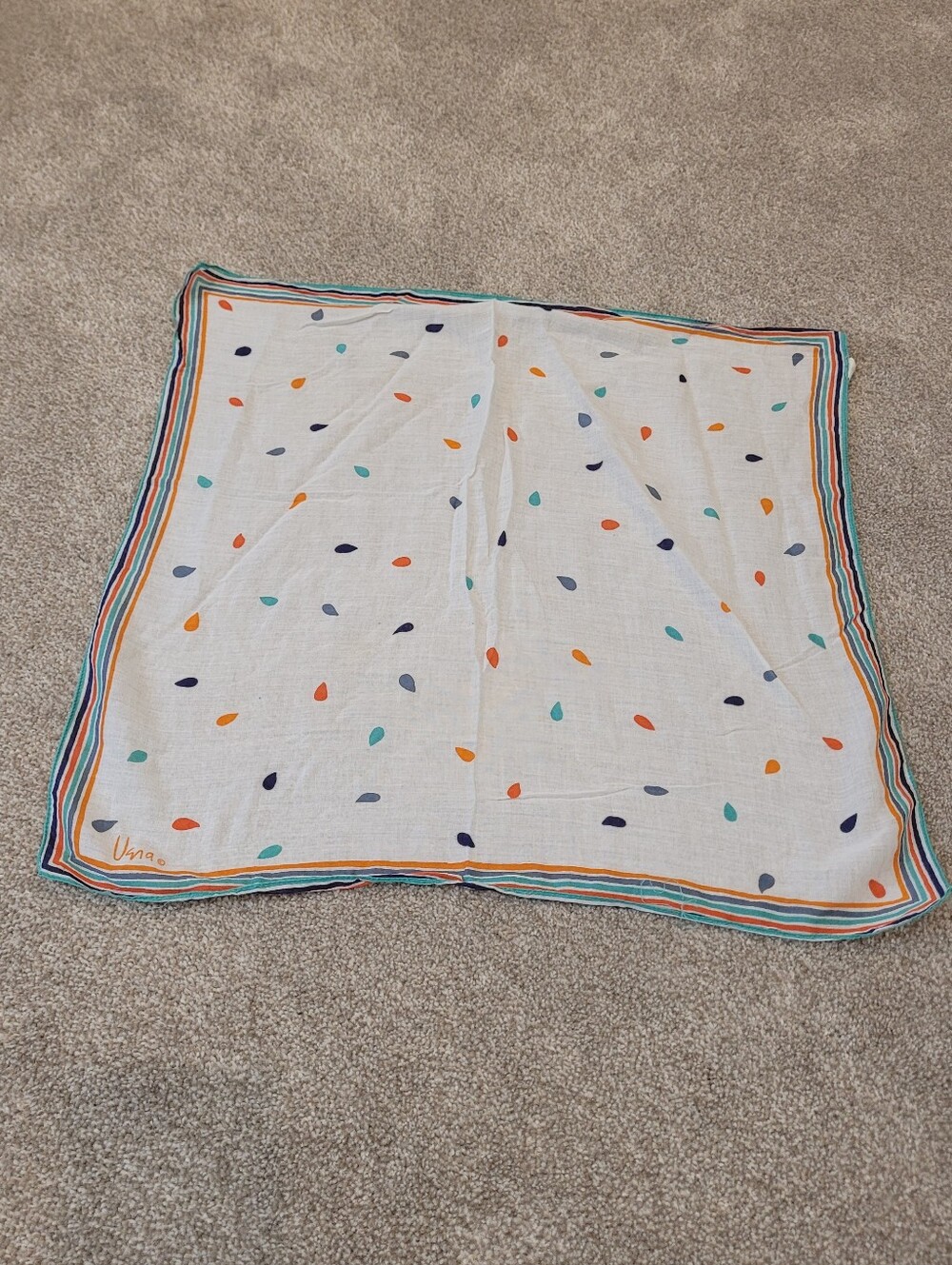 Vera Vintage Womens Cotton Scarf - Picture 1 of 4